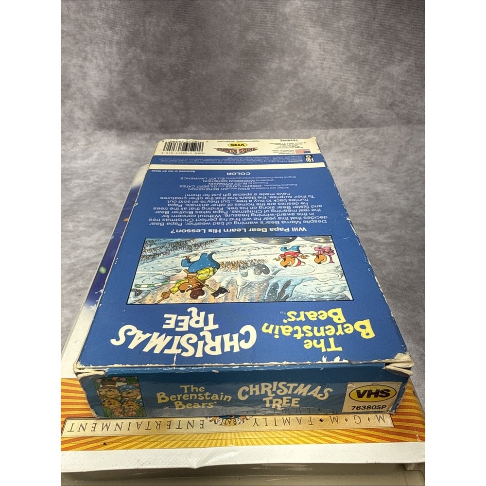 An All Dogs Christmas Carol 1998 & The Berenstain Bears Christmas Tree 1989 VHS - Picture 12 of 15